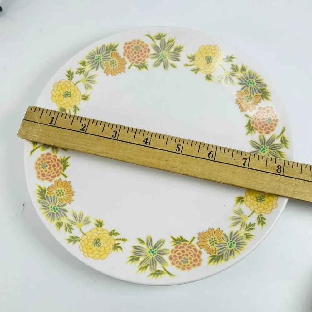 Noritake Sunny Side Progression Salad Plates Lot 2 Japan 9003 Vintage MCM 8.25